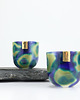 kubki Kubeczki porcelanowe  do kawy Aquarelle - zestaw 1