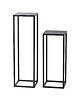 kwietniki Kwietnik Metalowy METALLO 80cm czarny LOFT 3