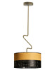 lampy wiszące Nowoczesna lampa wisząca do salonu LED z dwukolorowym kloszem LOZANNA DUAL 5