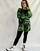 bluza bez kaptura damska Aksamitna BLUZA/ KIMONO domowe, autorski print ZIELONE JEZIORA 4