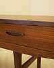 komody Lowboard tekowy, duński design, lata 60, produkcja: Dania 8