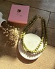 chokery Naszyjnik kolia z jaspisu matcha zielony 1