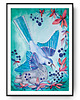 plakaty Blueberry bird ilustracja drukowana 2