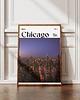 plakaty Minimalistyczny plakat Chicago USA - Do salonu, sypialni, biura 3