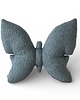 poduszki z grafiką Poduszka Dekoracyjna Motyl Niebieski Boucle 3