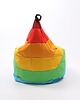 pufy do siedzenia Puf TIPI PATCHWORK tęcza 3