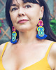 kolczyki soutache Waikiki- etniczne kolczyki soutache 2