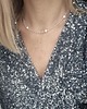 srebrne naszyjniki Naszyjnik Cristal z kryształów górskich i naturalnych pereł 1