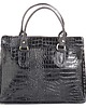 torebki do ręki Torba skórzana Shopper o fakturze krokodyla - mieści format A4 ( 6873 ) 2