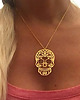 złote naszyjniki SUGAR SKULL- naszyjnik 2