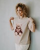 t-shirt damskie T-shirt oversize Biscuit Teddy dla mamy 2
