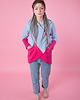 bluza z kapturem damska Bluza damska kolorowa, asymetryczna bluza bawełniana 2