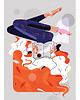grafiki i ilustracje Book&coffee 4