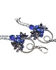 kolczyki z kamieniami Kolczyki Ring /midnight blue/  5