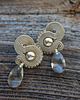 kolczyki soutache Beżowe kolczyki soutache 4