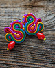 kolczyki soutache Małe i kolorowe kolczyki sutasz 2