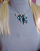 broszki Broszka boho z turkusem na agrafie niezwykła miły prezent handmade 5
