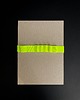 notatniki i albumy Notes gładki z gumką-piórnikiem Fluo Yellow 2