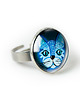 pierścionek z żywicy BLUE CAT pierścionek na dzień kobiet 1