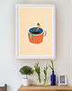 plakaty Pierwszy łyk espresso - plakat z kawą 1