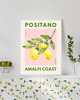plakaty TRAVEL POSTER Positano Amalfi Włochy dekoracja ścienna 3