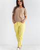 spodnie materiałowe damskie Yellow pants 1