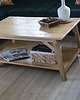 stoliki kawowe Drewniany stolik kawowy z półką 3