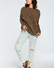 swetry damskie Sweter - karmelowy (BK-009) 2