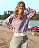 swetry damskie  Heather / wrzosowy sweter z wiskozy 1