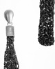 kolczyki wire wrapping kolczyki srebrna plecionka sople oksydowane 3