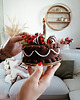 zabawki - inne Szydełkowy tort czekoladowy z malinami i truskawkami. 4