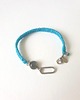 bransoletki na sznurku Bransoletka BOHO ręcznie tkana, turkusowa z labradorytem, wodoodporna 1