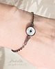 bransoletki ze szkła Oko - bransoletka boho style simple 1