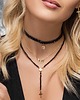 chokery Choker potrójny Black Style 1