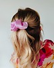 spinki i klamry do włosów Scrunchie spinka klamra jedwabna pudrowy róż 2