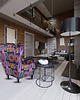 fotele Fotel uszak Barcelona we wzory, kolorowy, patchwork, welurowy 8