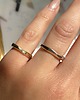 pierścionki srebrne Srebrny drobny minimalistyczny sygnet damski Mica- Pinky ring- 7