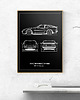 plakaty Plakat Legendy Motoryzacji - Porsche 944 Turbo 1