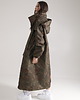 płaszcze damskie Ocieplana Parka Longline Hoodie Oversize camo moro 3