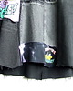 spódnice maxi Długa czarna spódnica denim r.38 5