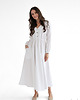 sukienki maxi damskie Lniana sukienka CAMELLIA MAXI PURE WHITE 2