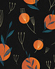 poduszki z grafiką Poduszka dekoracyjna -  Black leaf sunset - 40x60 2