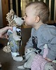 misie i maskotki Lew Leon Lniana maskotka w ubraniu L 1