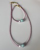 komplet biżuterii Komplet choker i bransoletka Minima kule 1