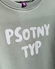 bluzy dla dziewczynki Bluza dziecięca PSOTNY TYP - miętowa 3