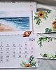 kalendarze i plannery Artystyczny Kalendarz 2024 - obrazy akwarela, A3+, ścienny na spirali 6