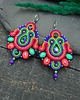 kolczyki soutache Kolczyki sutasz handmade kolorowe barwne energetyczne wiosenne Onea 2