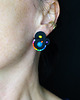 kolczyki soutache Kolorowe Lentinki- kolczyki soutache 1