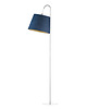 lampy podłogowe Designerska lampa podłogowa do czytania TALLIN VELUR z welurowym abażurem 4