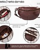 torby i nerki męskie Saszetka damska skórzana nerka crossbody do ręki brązowa Paolo Peruzzi 1